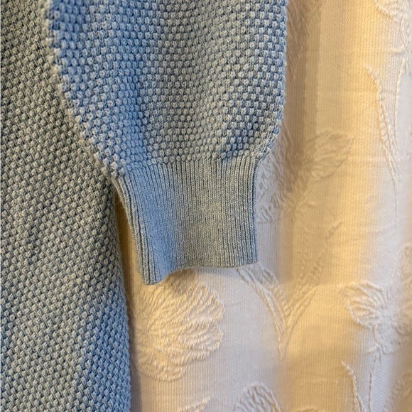 Free People Beach Hailee Convertible Cardigan Size Medium Soft Blue Heather - Picture 5 of 9